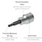 Teng Tools 1/2INCHDR.HEX.SKT, M121510-C M121510-C - alternate 2